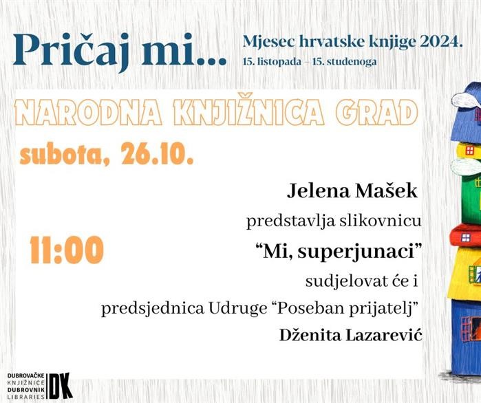 Jelena Mašek predstavlja slikovnicu “Mi, superjunaci”