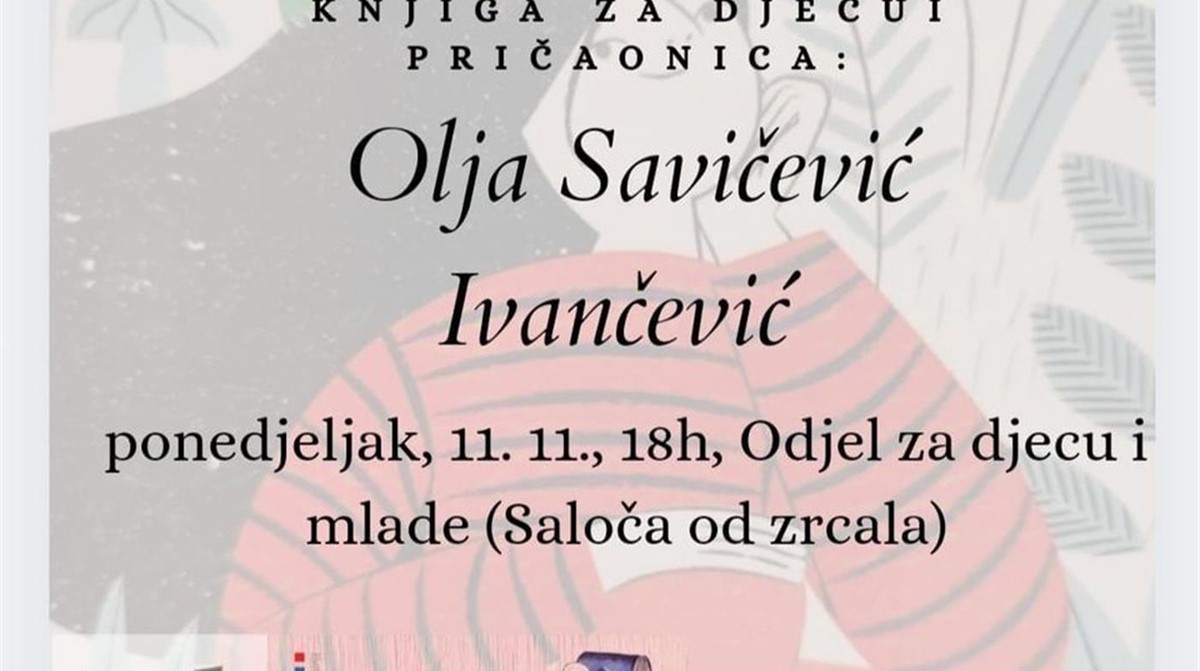 Susret s književnicom Oljom Savičević Ivančević