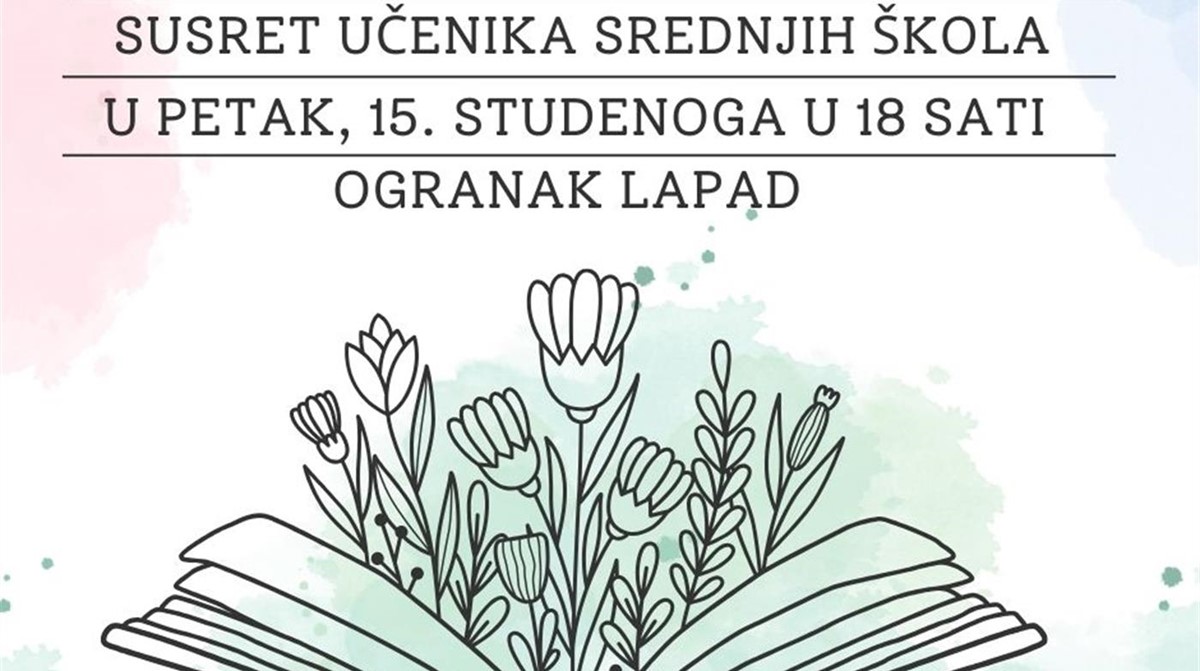 MOLIM TE, PROČITAJ: Susret učenika srednjih škola